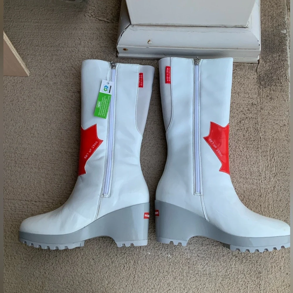 ROCKPORT Boots Limited Edition Vancouver Olympic Waterproof Size 7.5 BRAND NEW - Picture 4 of 17